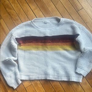 Aeropostale Rainbow Knit Sweater